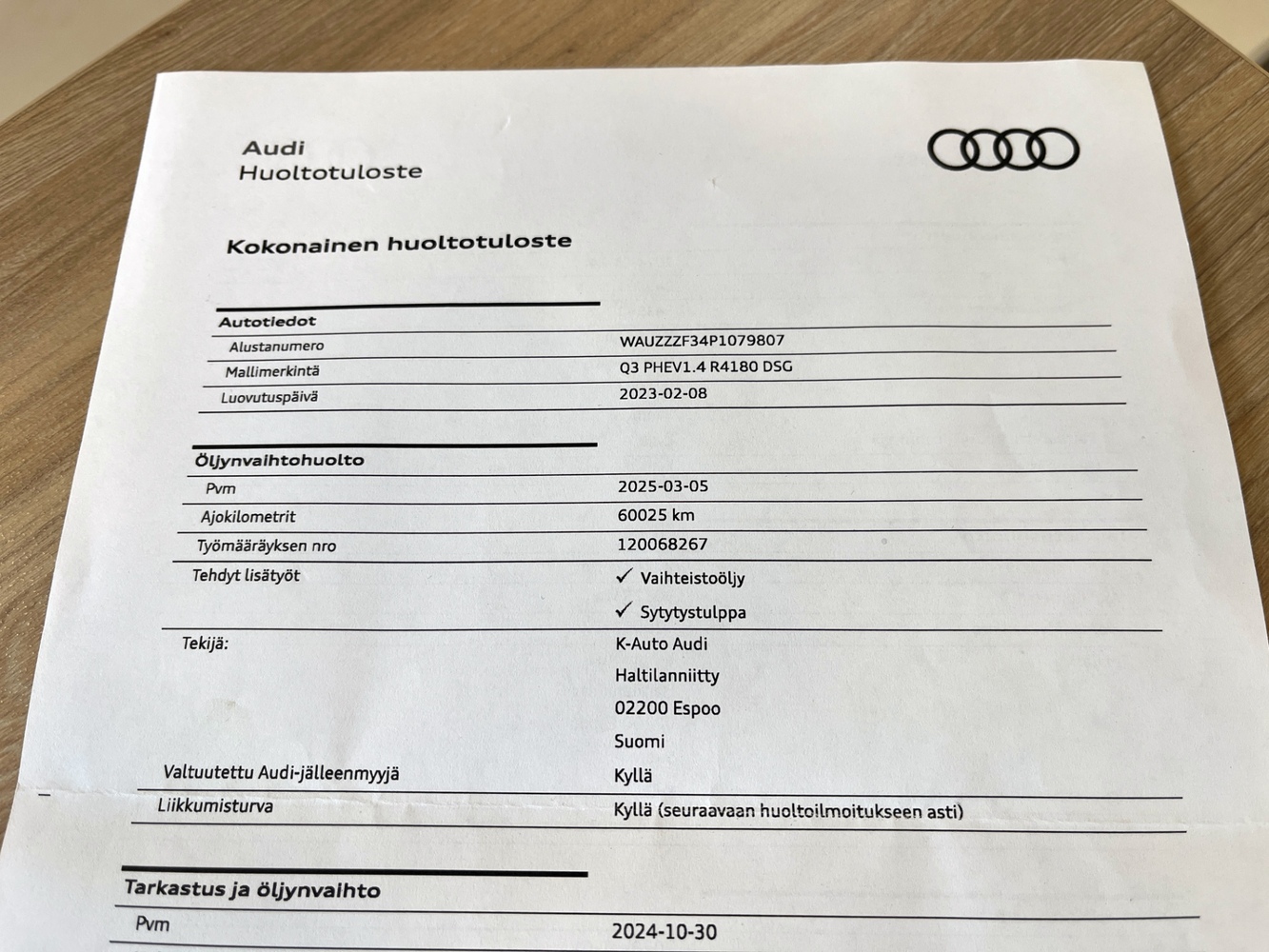 Audi Q3 vaihtoauto