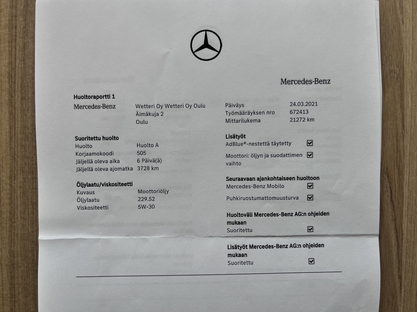 Mercedes-Benz A vaihtoauto