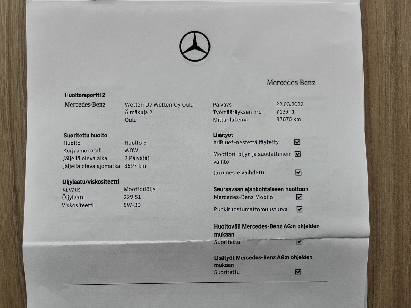 Mercedes-Benz A vaihtoauto