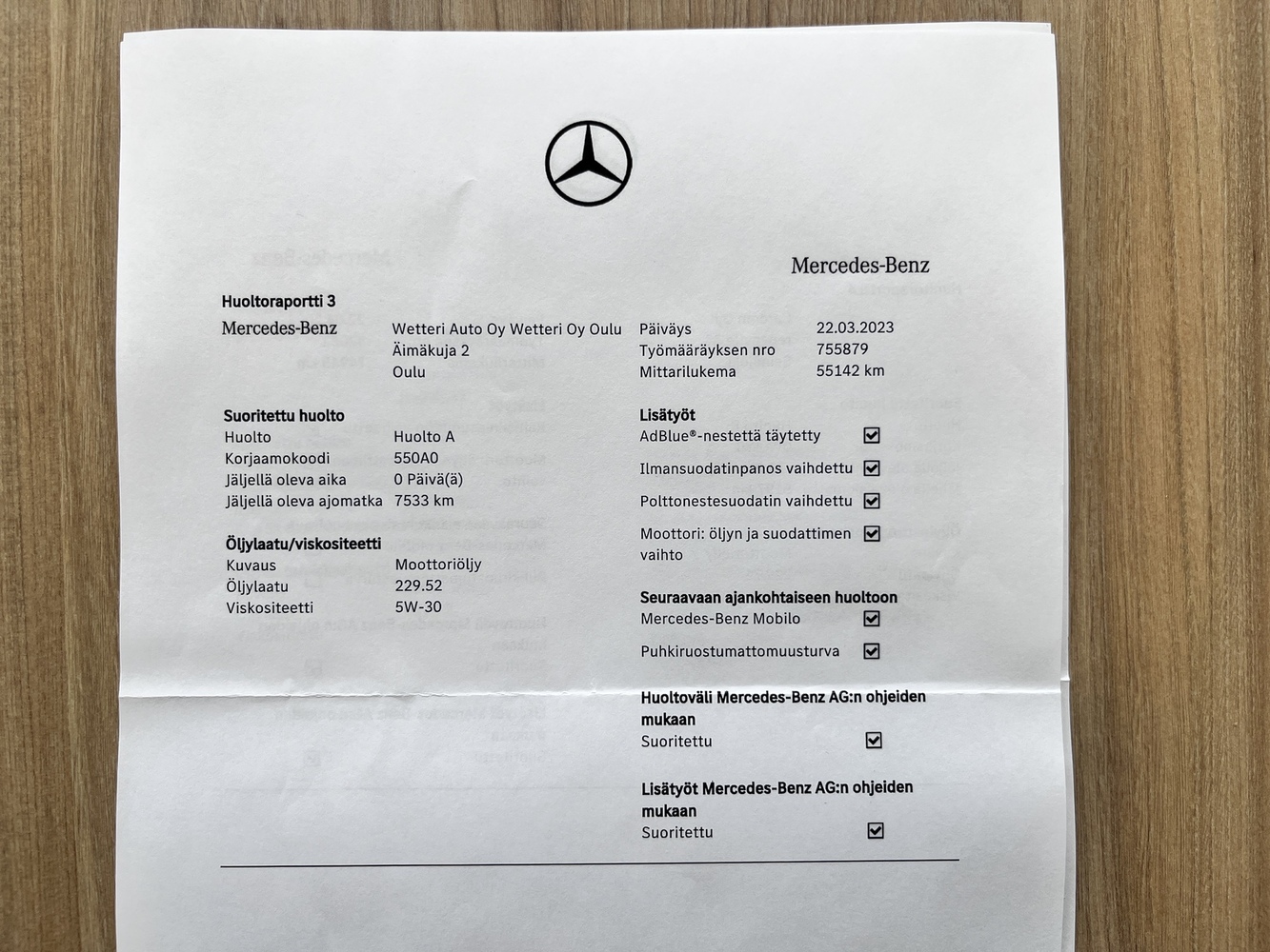 Mercedes-Benz A vaihtoauto