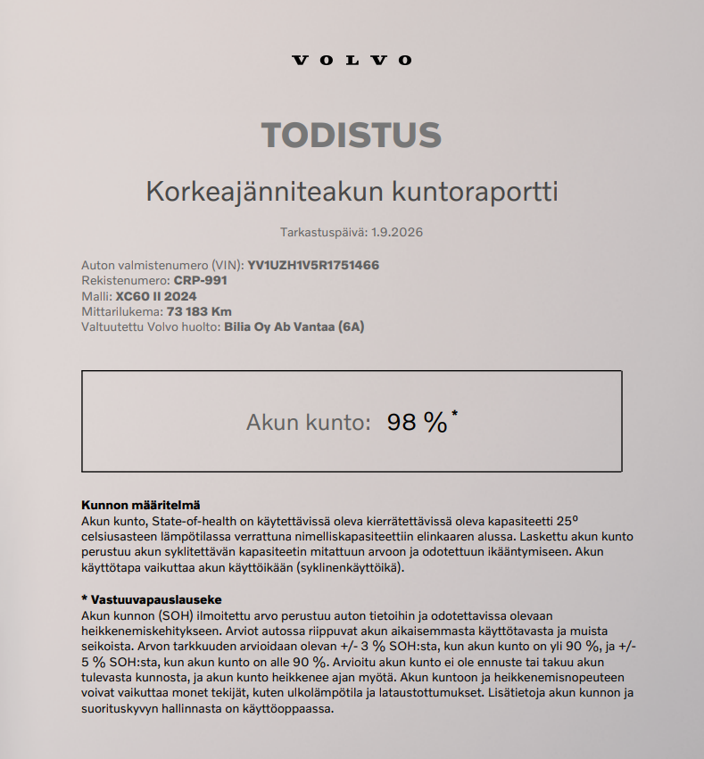 Volvo XC60 vaihtoauto