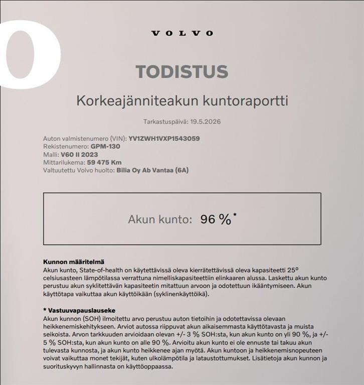 Volvo V60 vaihtoauto