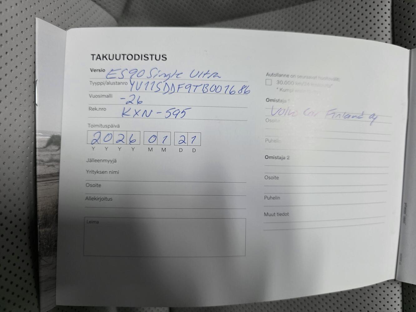 Volvo ES90 vaihtoauto