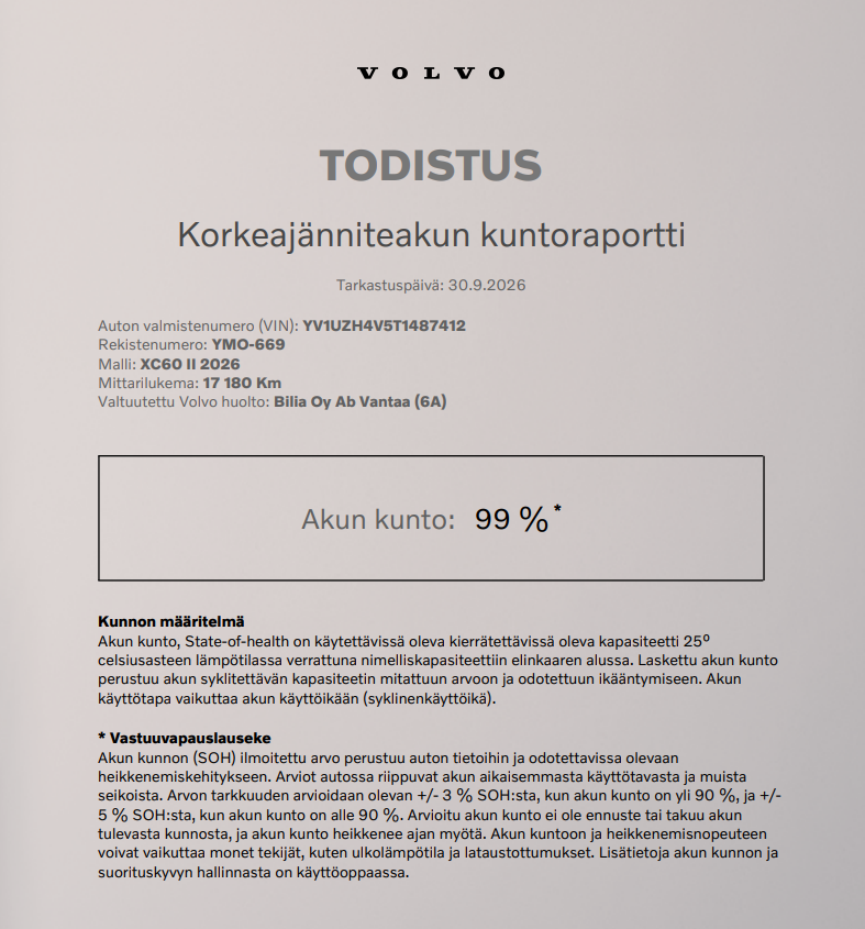 Volvo XC60 vaihtoauto