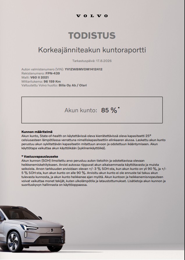 Volvo V60 vaihtoauto