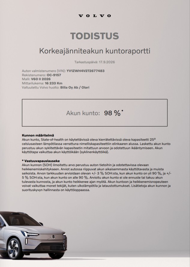 Volvo V60 vaihtoauto