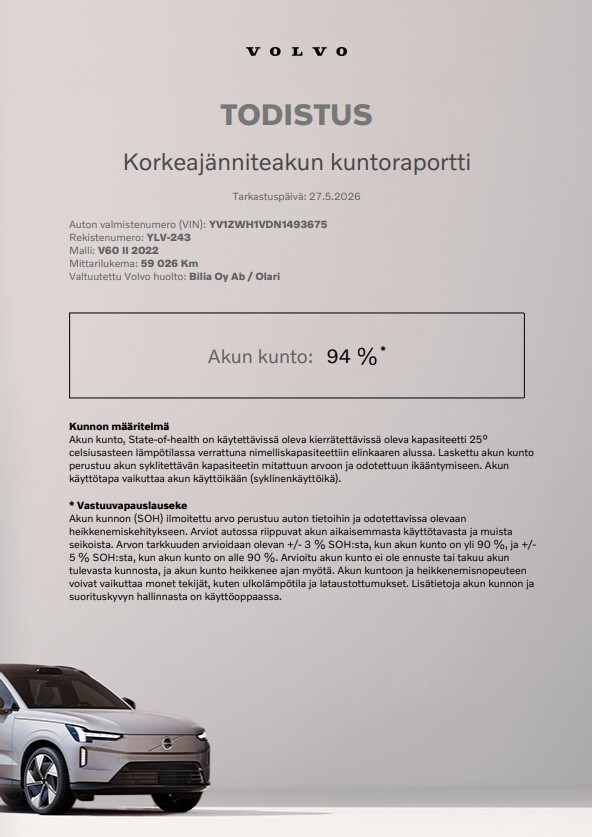 Volvo V60 vaihtoauto