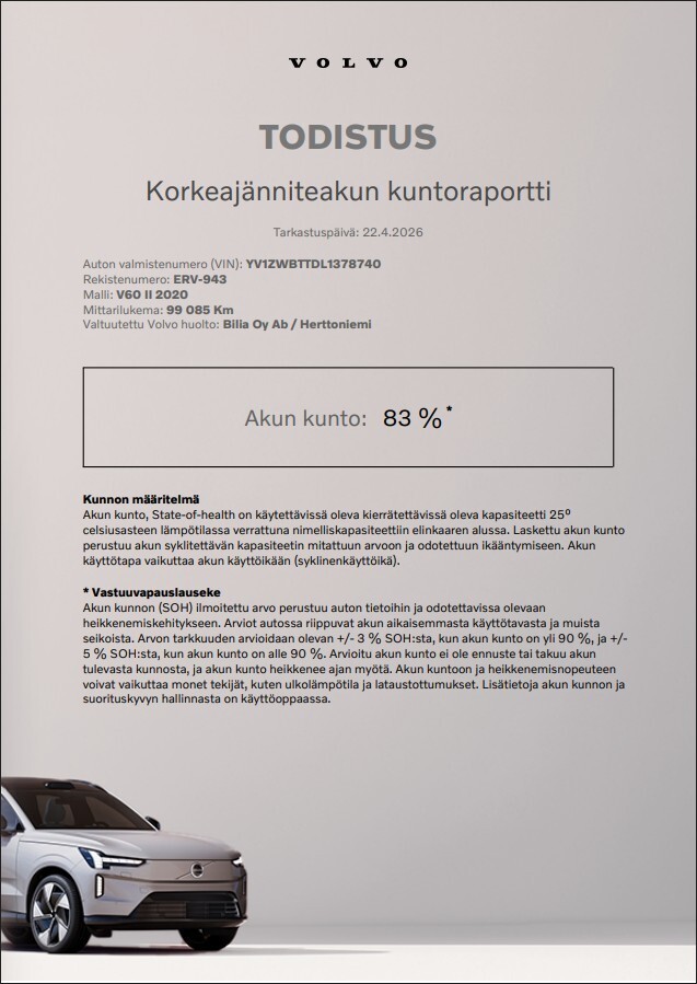 Volvo V60 vaihtoauto