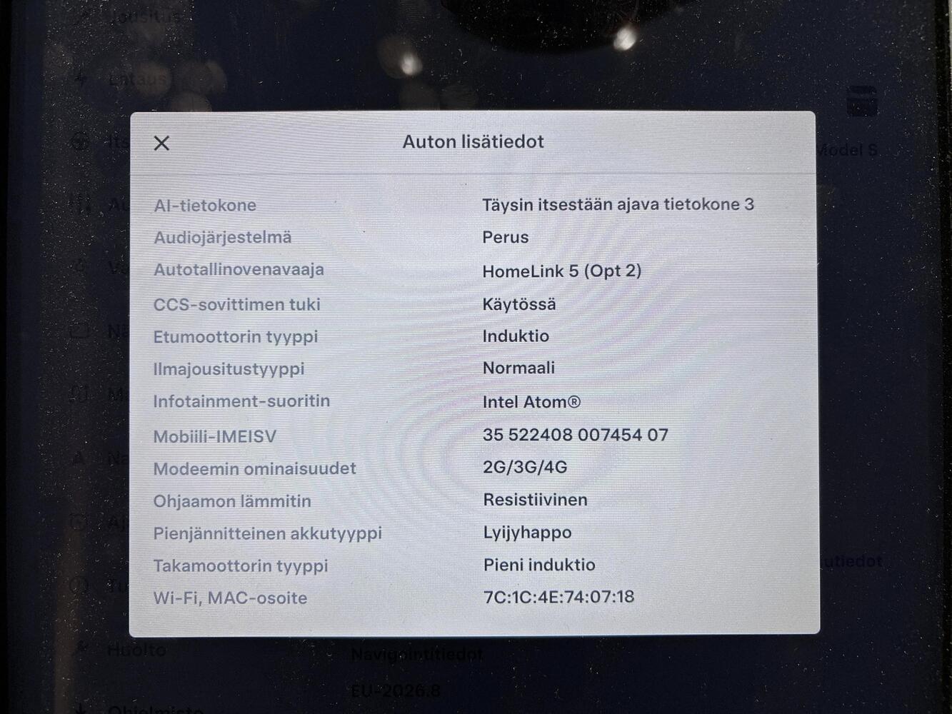 Tesla Model S vaihtoauto