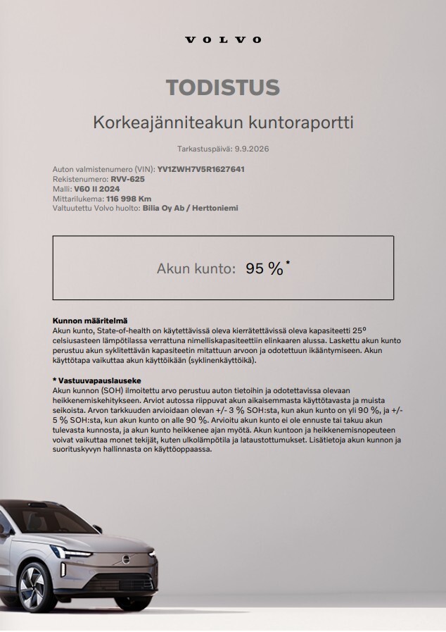 Volvo V60 vaihtoauto