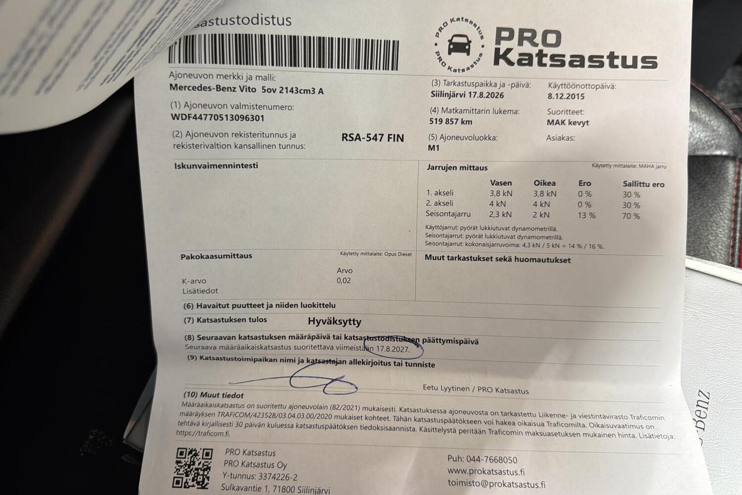 Mercedes-Benz Vito vaihtoauto