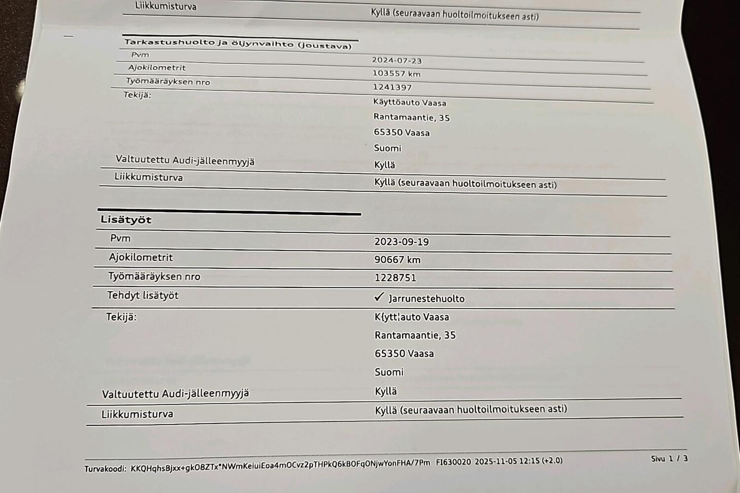 Audi Q5 vaihtoauto