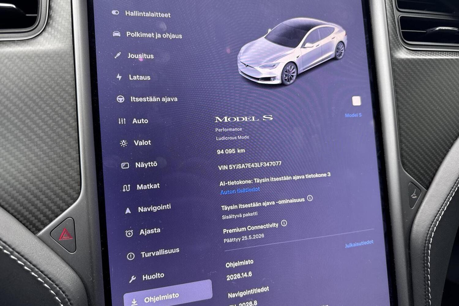 Tesla Model S vaihtoauto