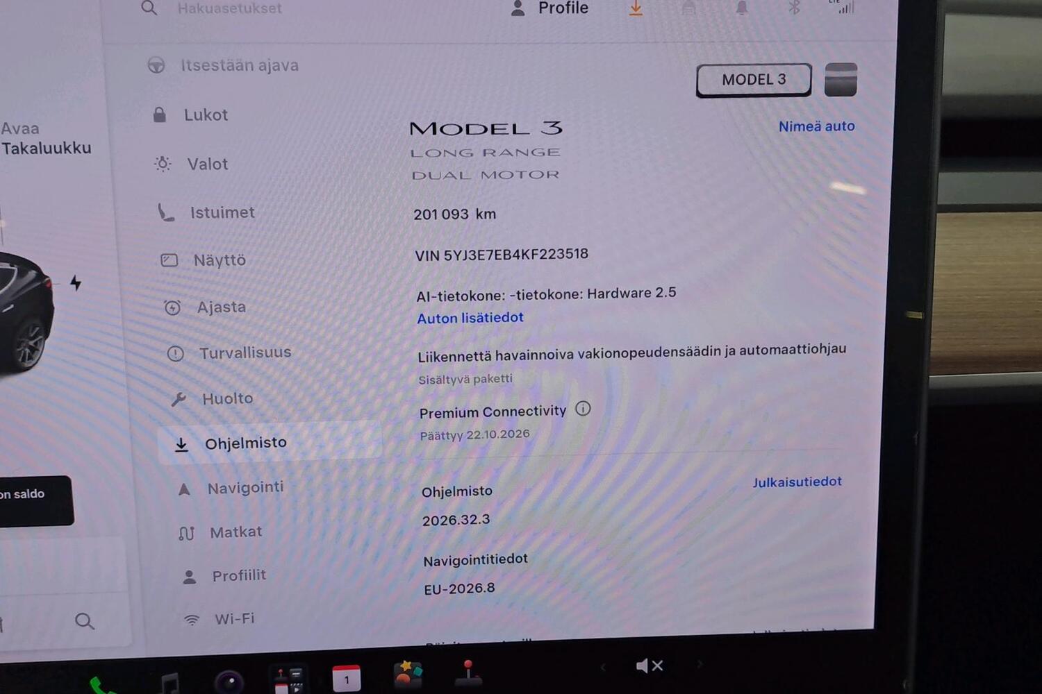 Tesla Model 3 vaihtoauto