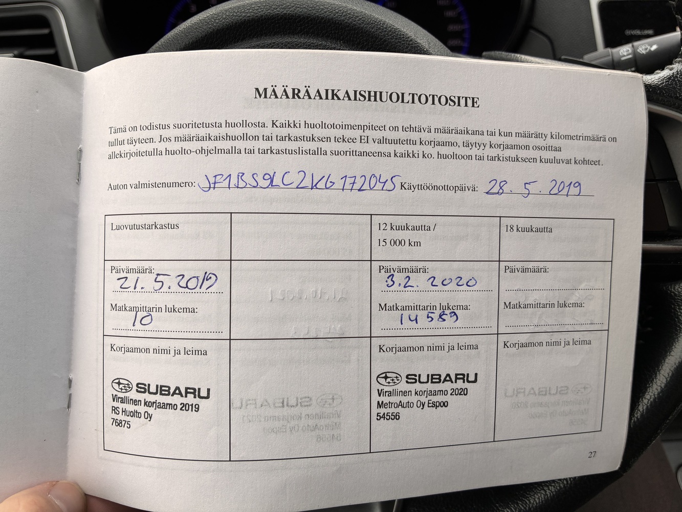 Subaru Outback vaihtoauto