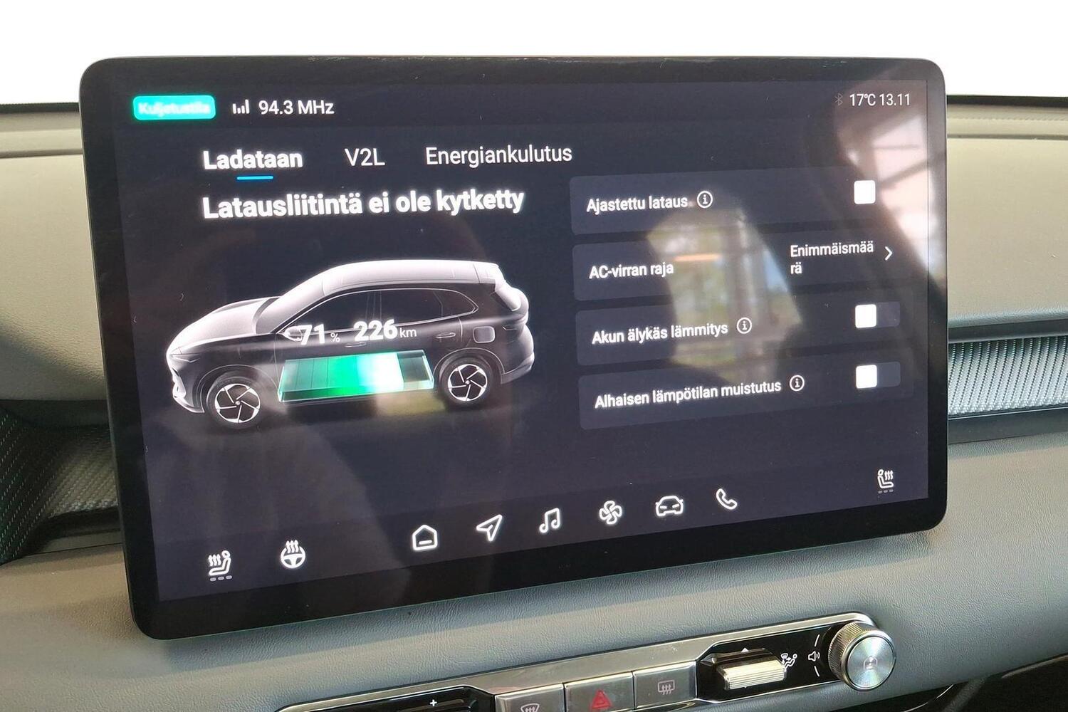 MG MGS5 EV vaihtoauto