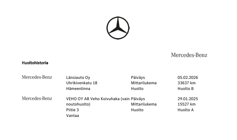 Mercedes-Benz GLC vaihtoauto