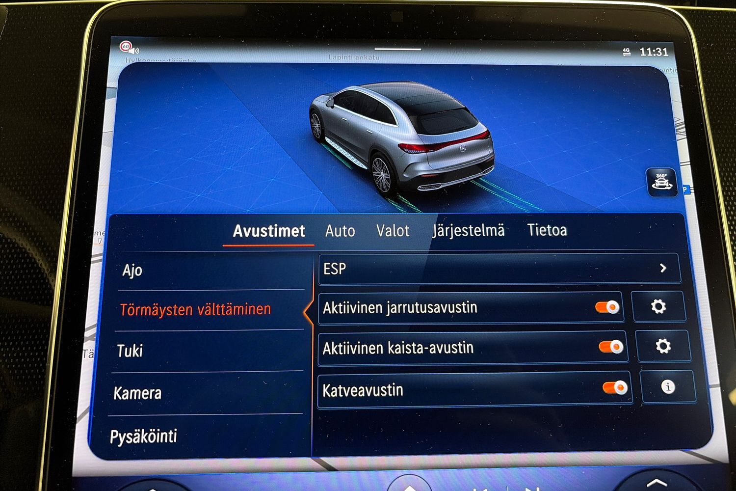 Mercedes-Benz EQE vaihtoauto