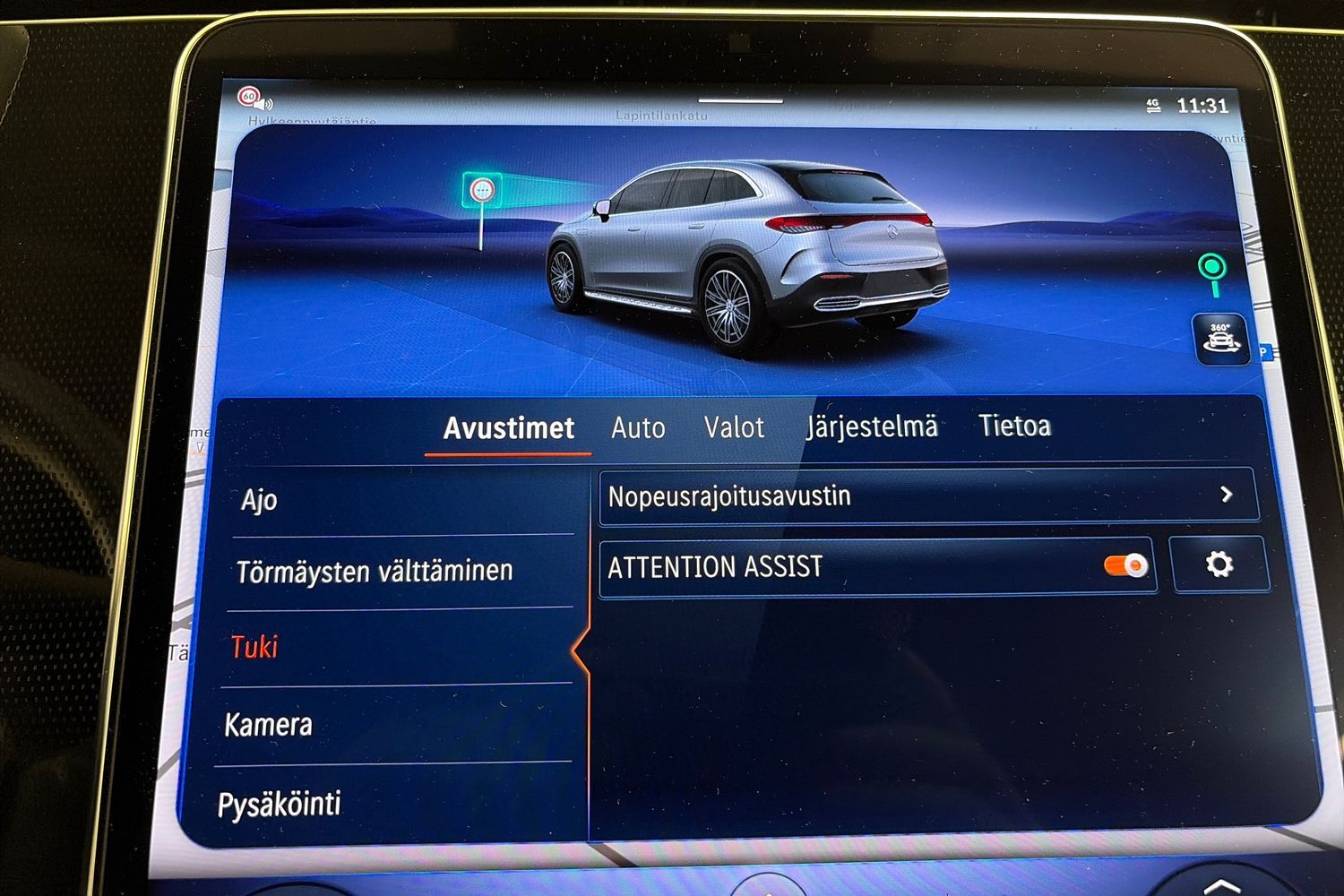 Mercedes-Benz EQE vaihtoauto