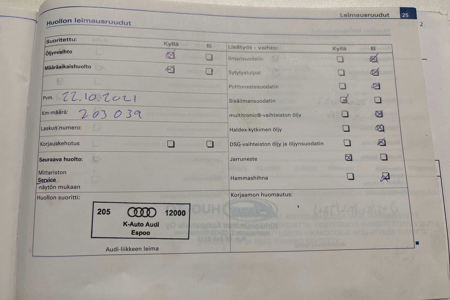 Audi A4 vaihtoauto