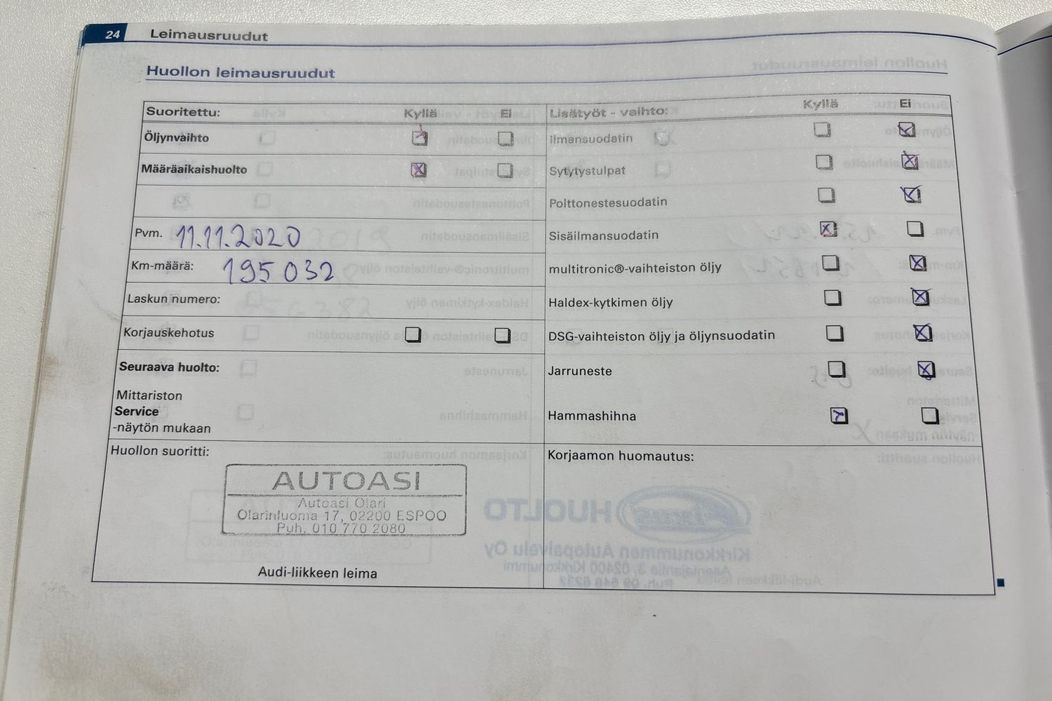Audi A4 vaihtoauto
