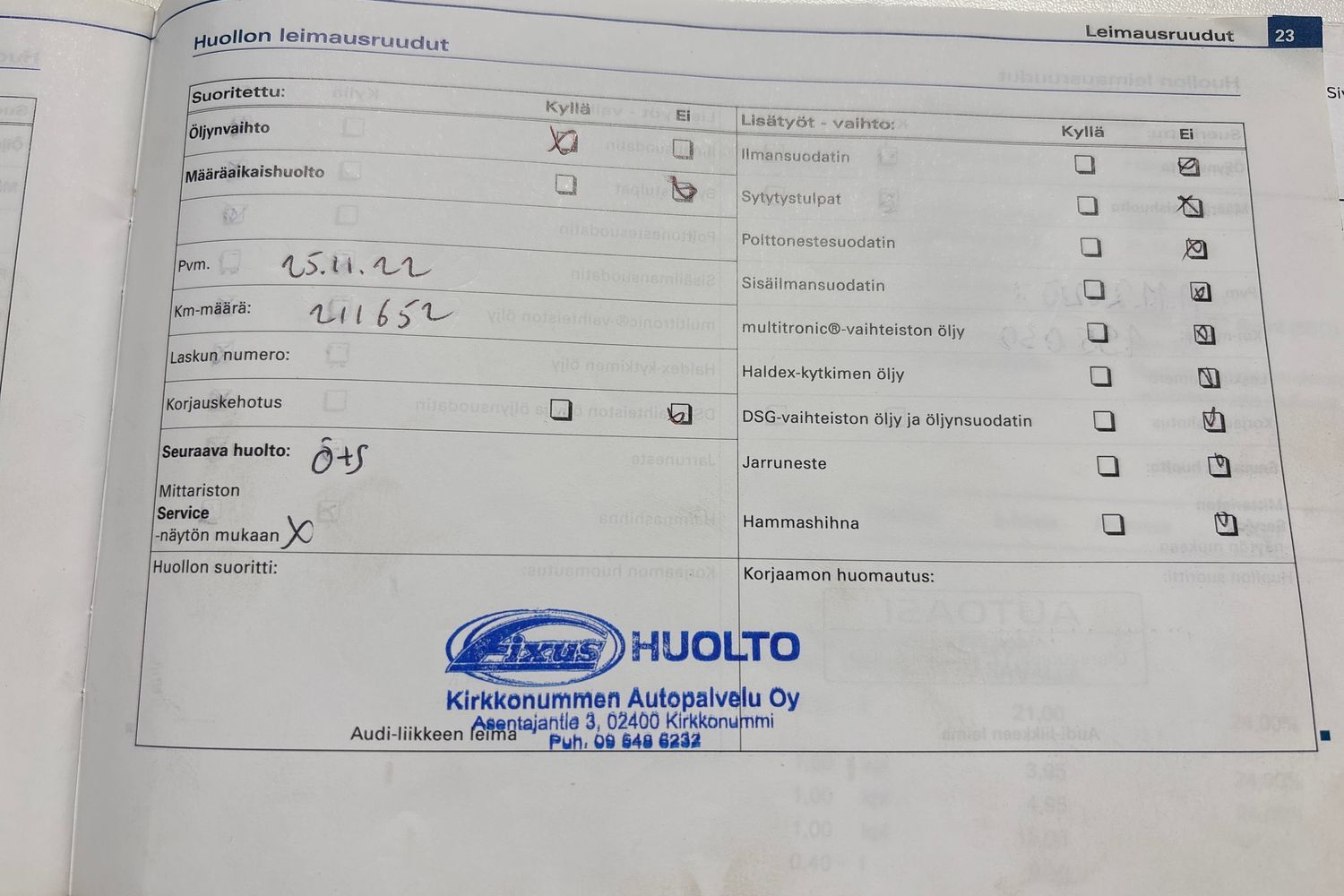 Audi A4 vaihtoauto