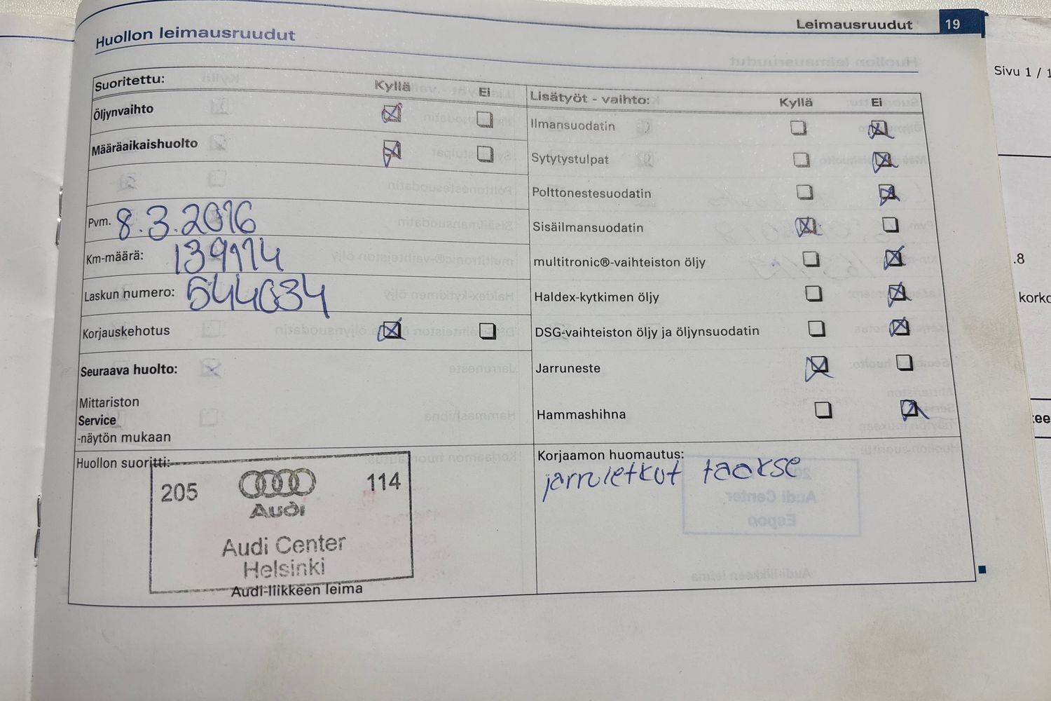 Audi A4 vaihtoauto
