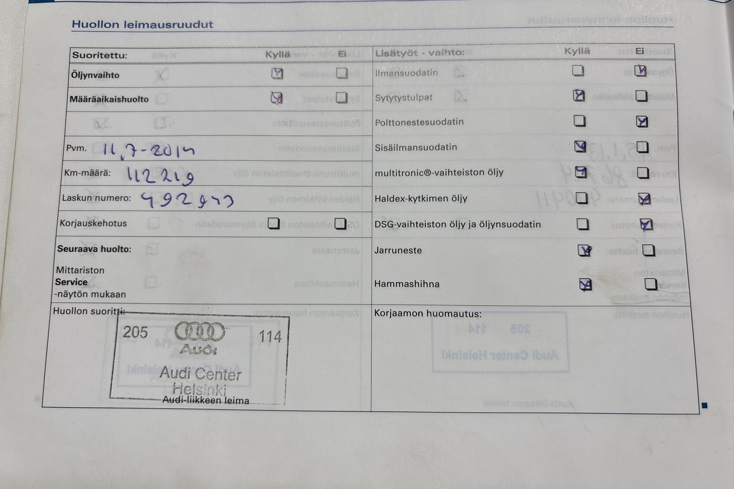 Audi A4 vaihtoauto