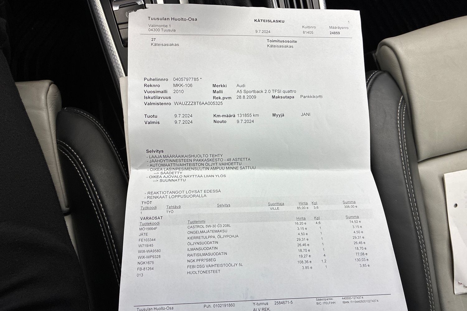 Audi A5 vaihtoauto
