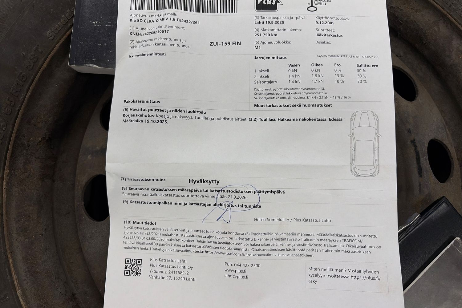 Kia Cerato vaihtoauto