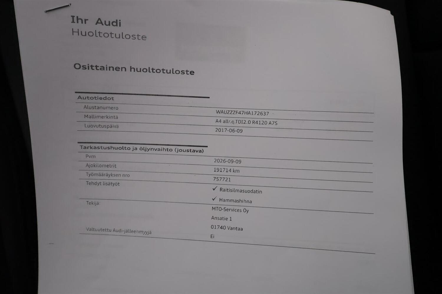 Audi A4 Allroad Quattro vaihtoauto