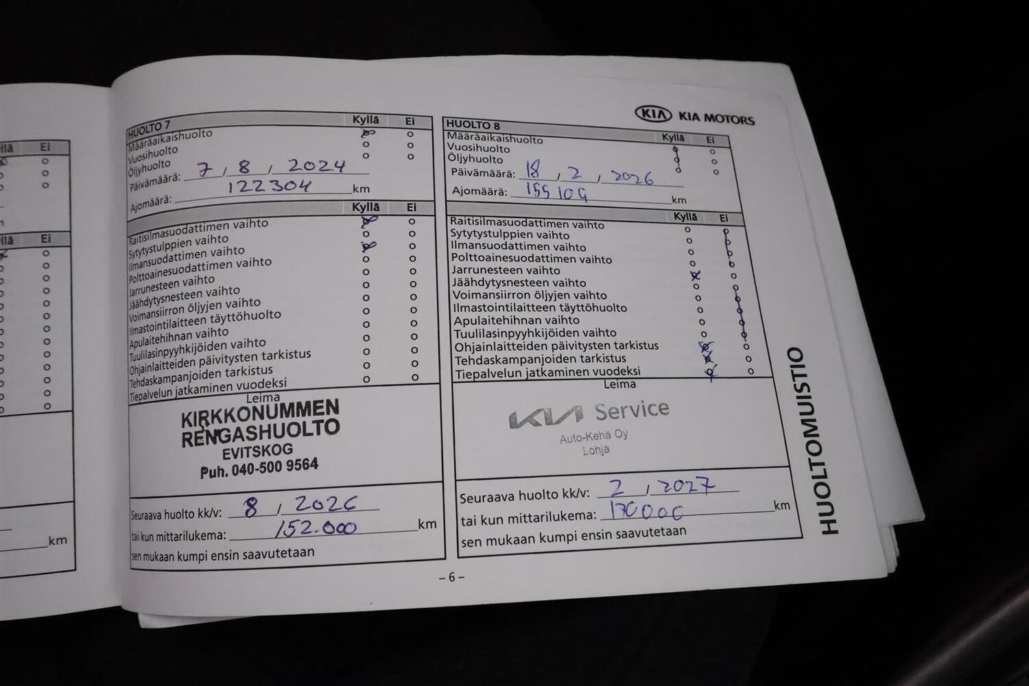 Kia Carens vaihtoauto