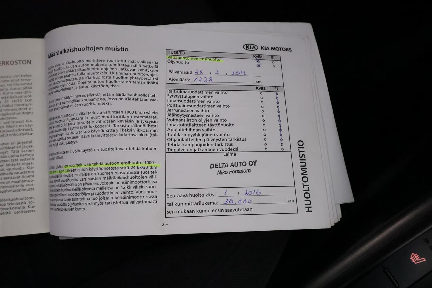 Kia Carens vaihtoauto