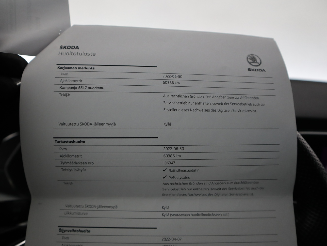 Skoda Octavia vaihtoauto