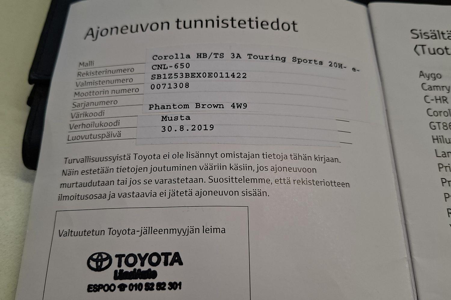Toyota Corolla vaihtoauto