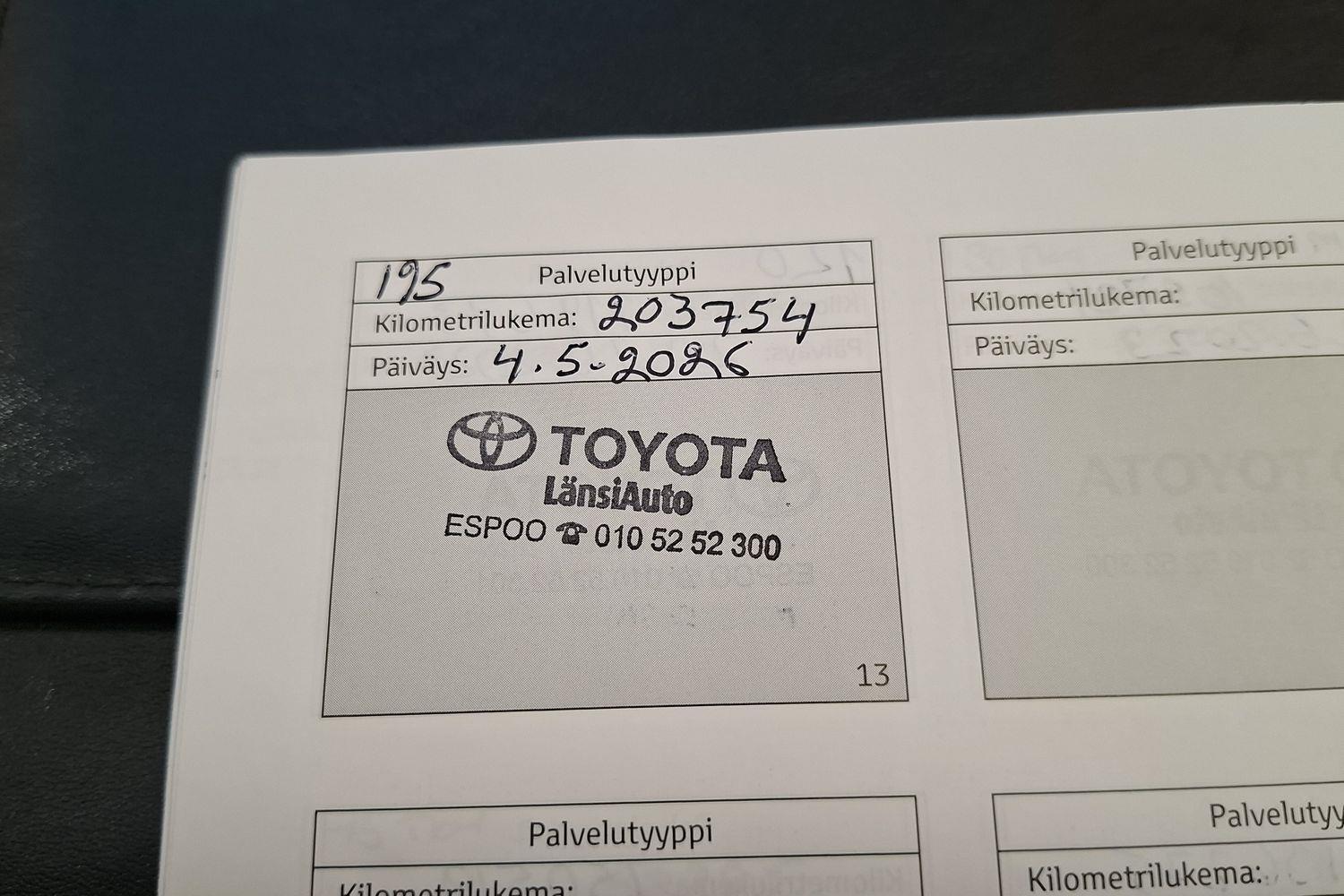 Toyota Corolla vaihtoauto