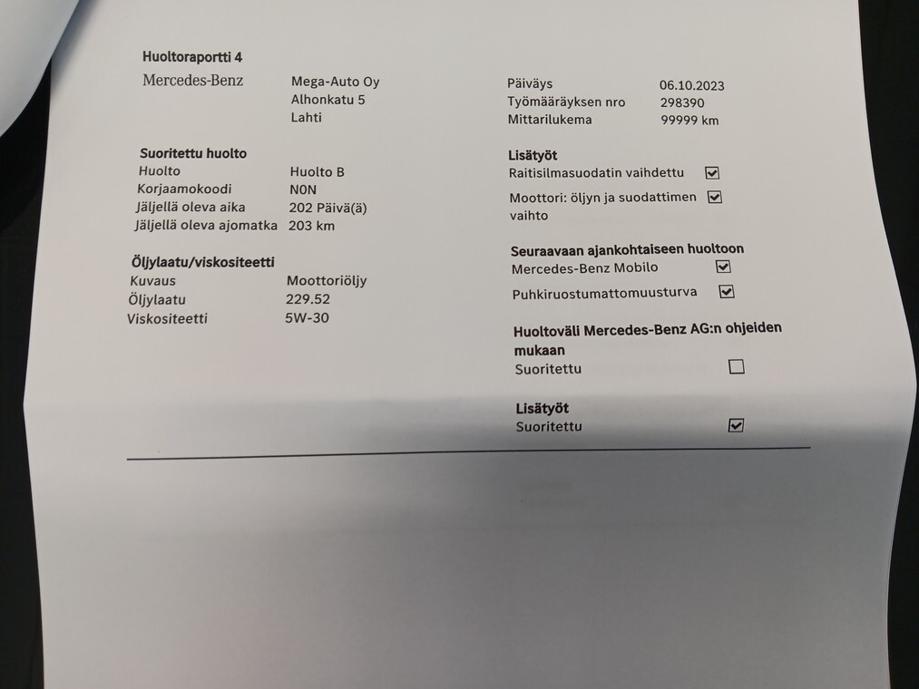 Mercedes-Benz E vaihtoauto