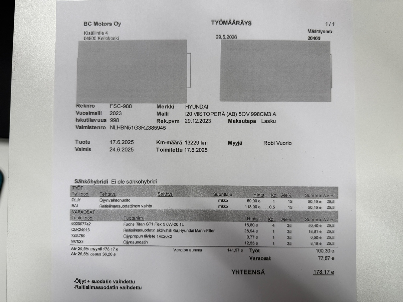 Hyundai i20 Hatchback vaihtoauto