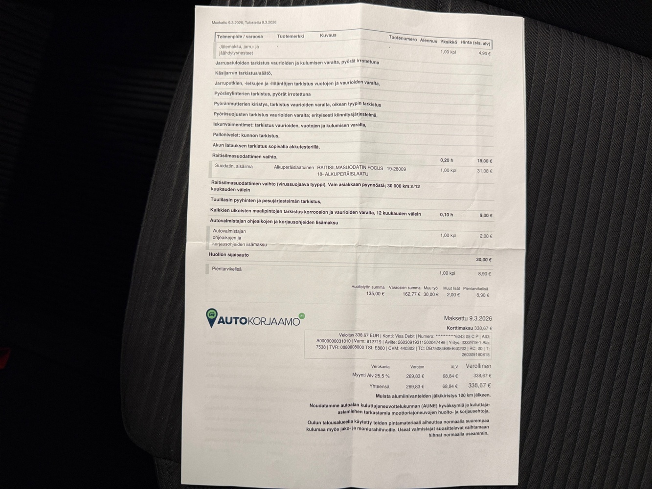 Ford Focus vaihtoauto