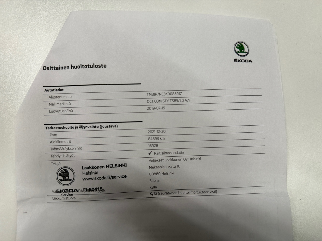 Skoda Octavia vaihtoauto