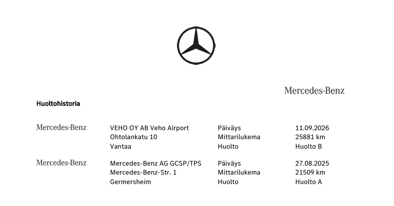 Mercedes-Benz E vaihtoauto