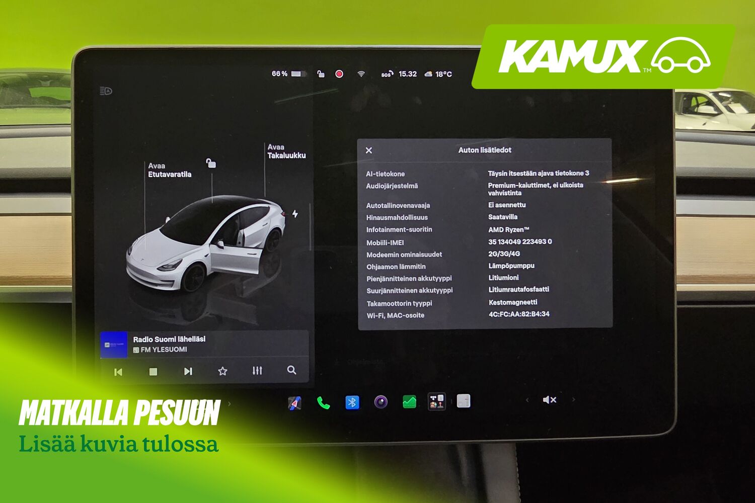 Tesla Model 3 vaihtoauto