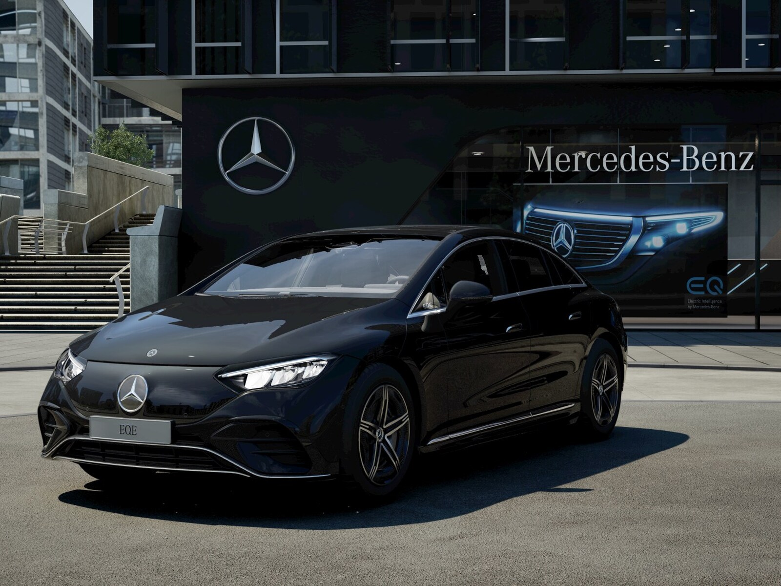 Mercedes-Benz EQE 350 4MATIC AMG / Ajoavustinpaketti / Muistipaketti / Panoraama / Navi / Carplay /