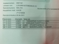 Toyota Hiace vaihtoauto