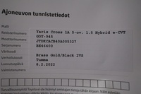 Toyota Yaris Cross vaihtoauto