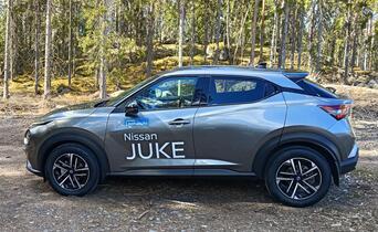 heti ajoon Nissan Juke