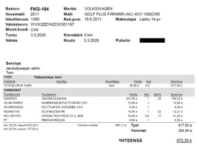 Volkswagen Golf Plus vaihtoauto