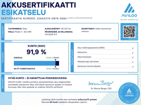 Tesla Model 3 vaihtoauto