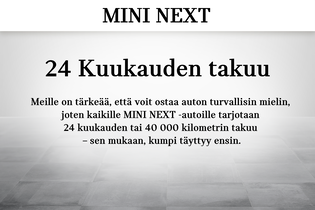 Mini Hatchback vaihtoauto