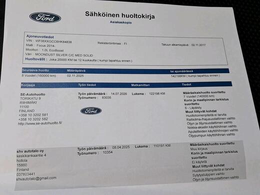 Ford Focus vaihtoauto